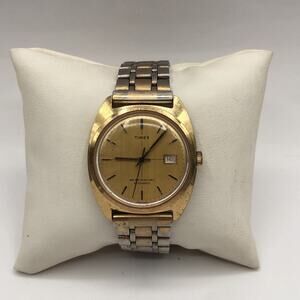 Vintage Timex Viscount Self-Wind Automatic Men's Watch w/ Date 4756203276 -Works